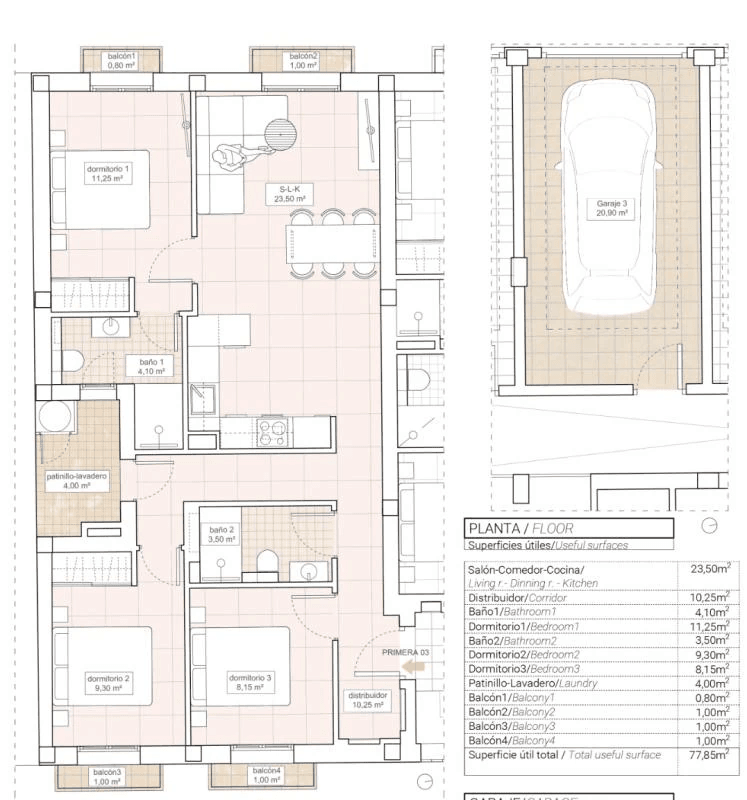 Apartamento en venta en Hondón De Las Nieves