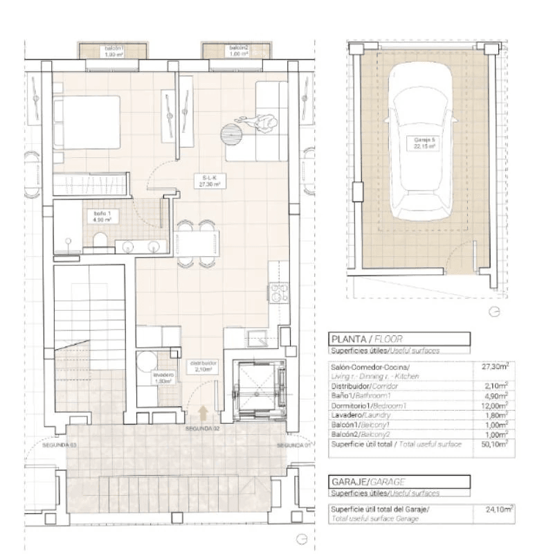 Apartamento en venta en Hondón De Las Nieves